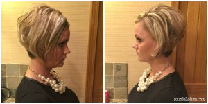 side view of hair