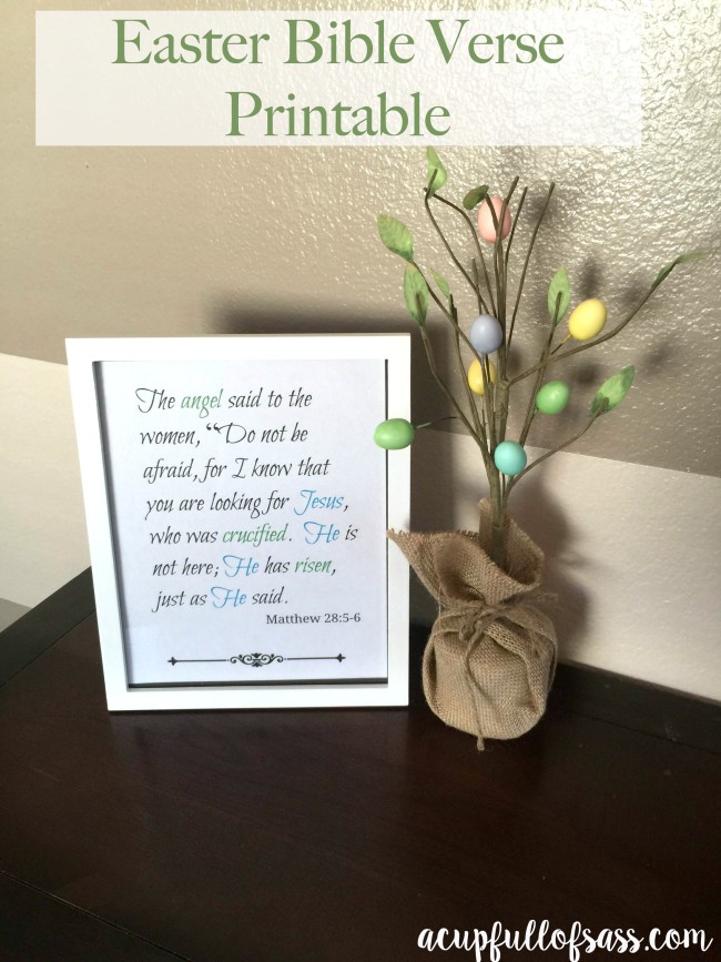 easter bible verse printable