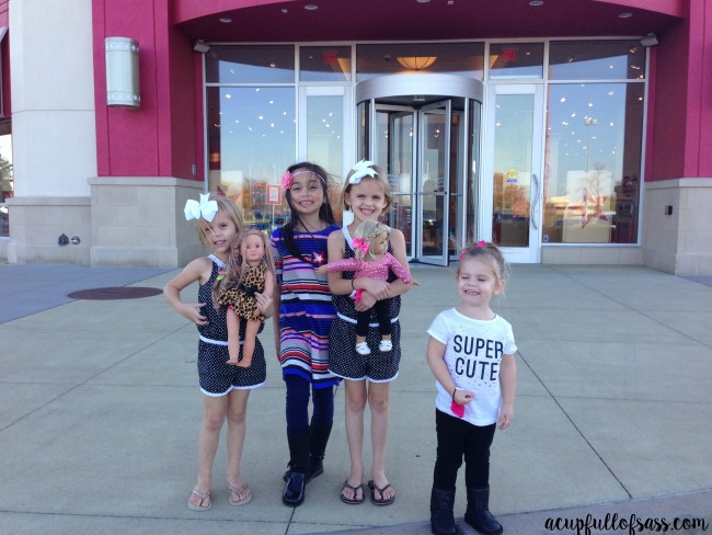 American Girl Doll Birthday Party Group