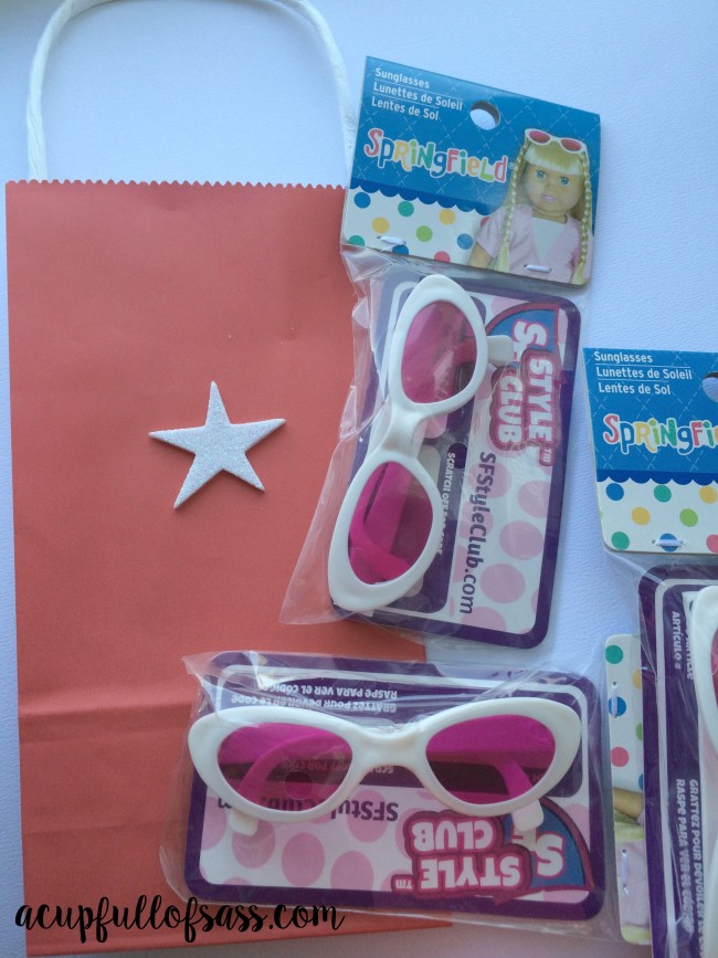 American girl party treat bags