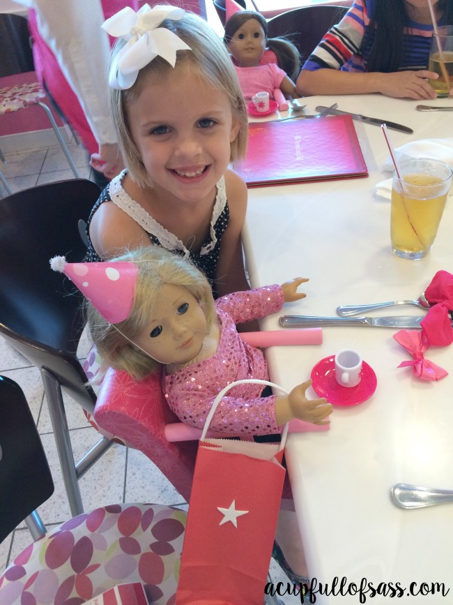 american girl doll party lunch