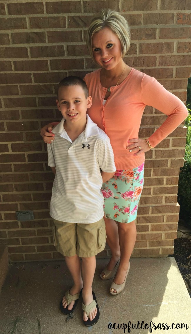 mom and son outfit
