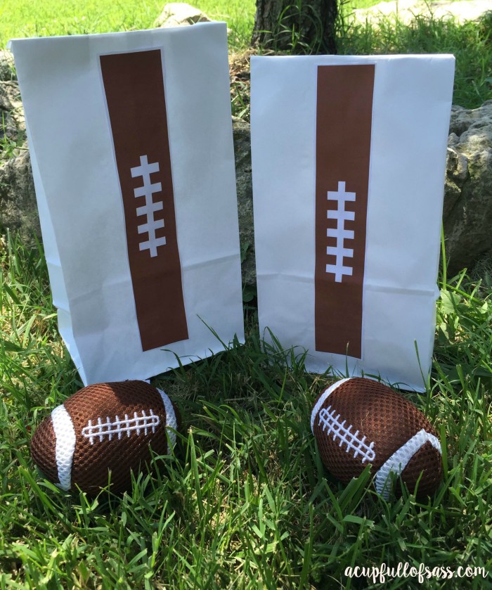football snack bags