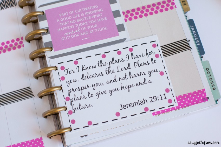 Bible Verse Printable for planner