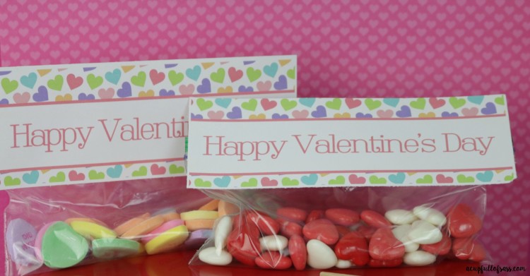 Free Pritnable Valentine's Day Treat Bag Toppers