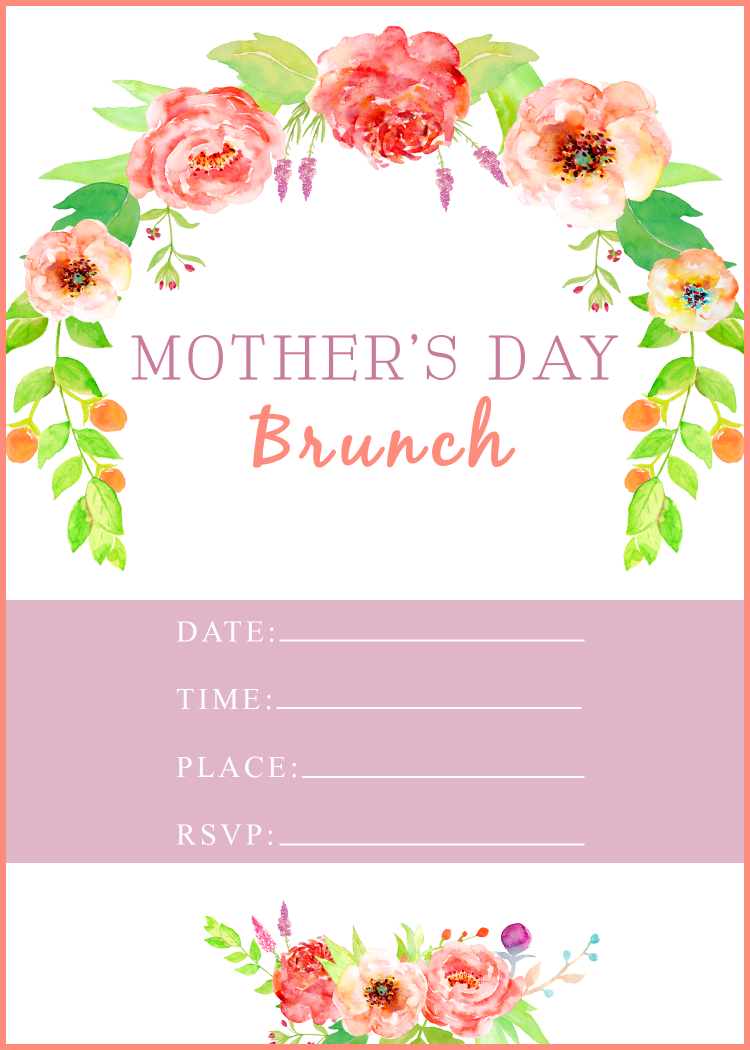 Free Printable Brunch Invitations