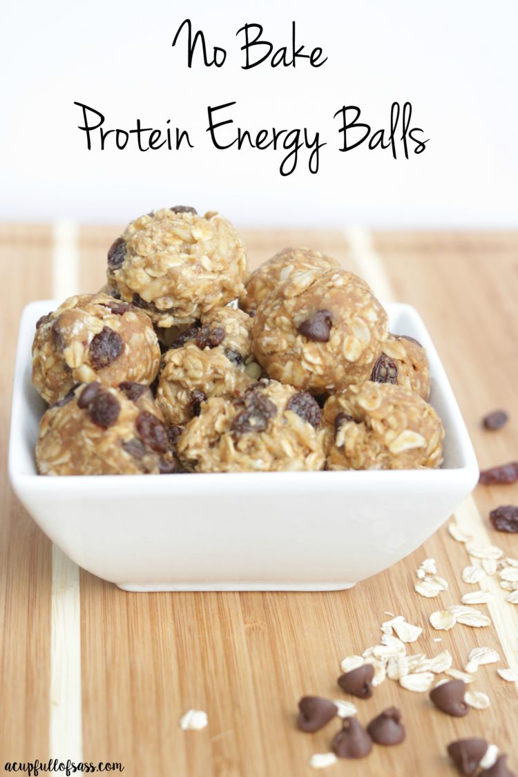 no bake protein energy balls