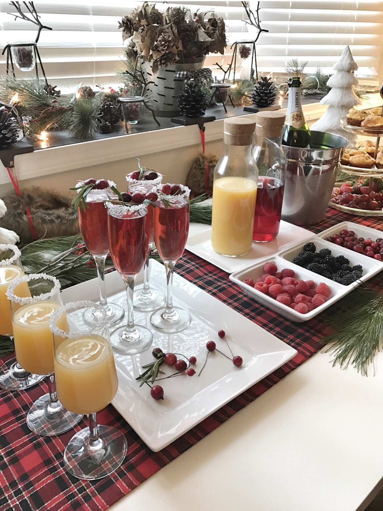 Christmas Mimosas Bar. Cranberry Mimosas make such a festive look for the holidays. See how to Host a Holiday Party Christmas Mimosas Bar. Cranberry Mimosas make such a festive look for the holidays. See how to Host a Holiday Party