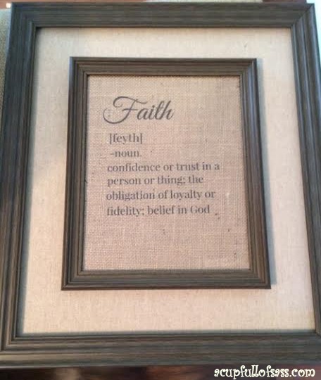 faith printable