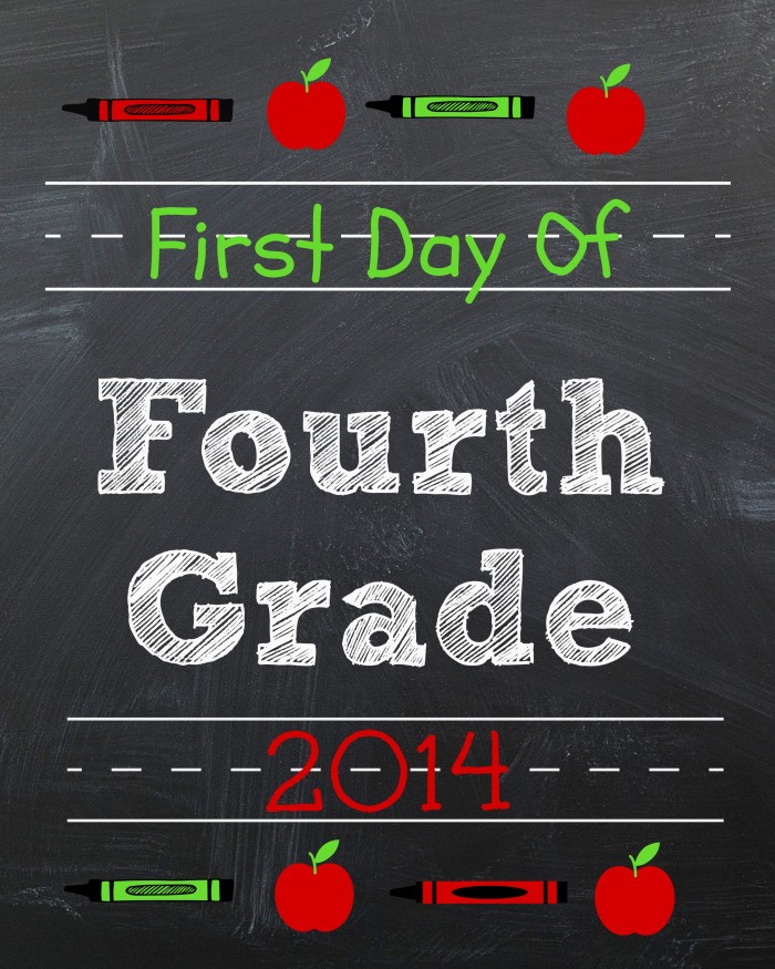 4th Grade Printable