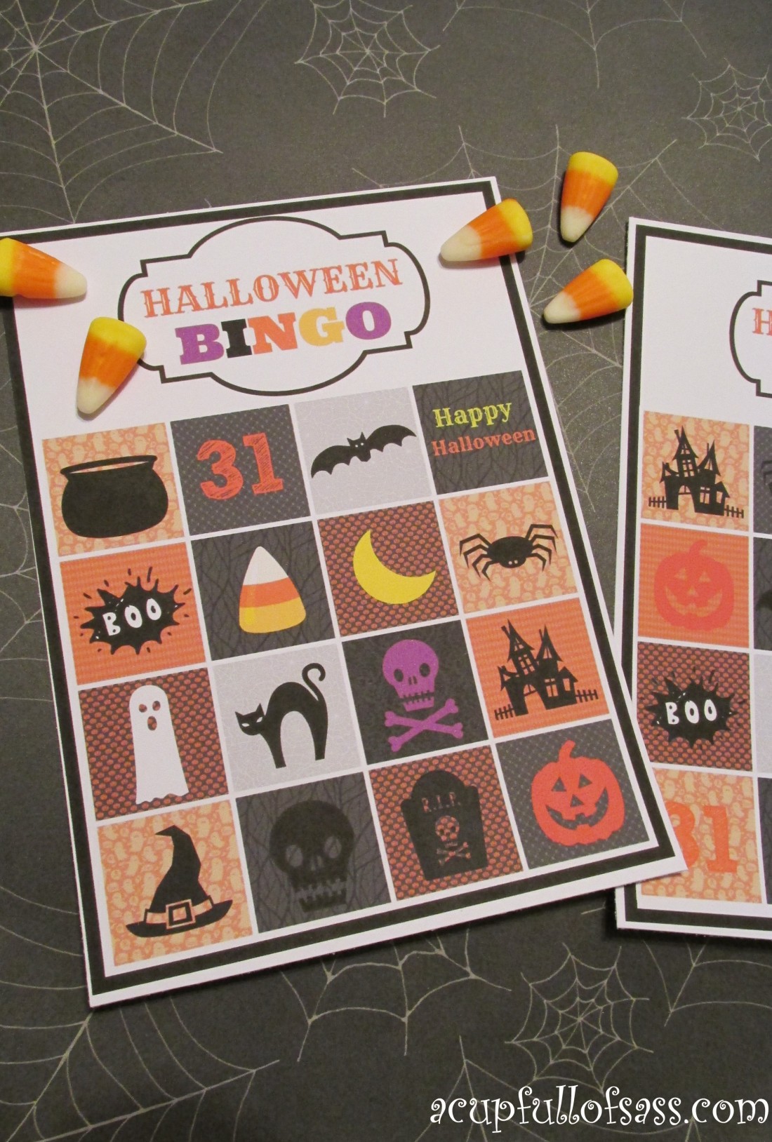 Halloween Bingo Cards