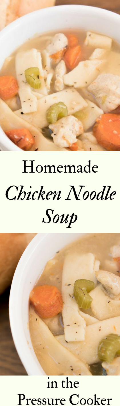 Chicken Noodle Soup in Pressure Cooker - A Cup Full of Sass