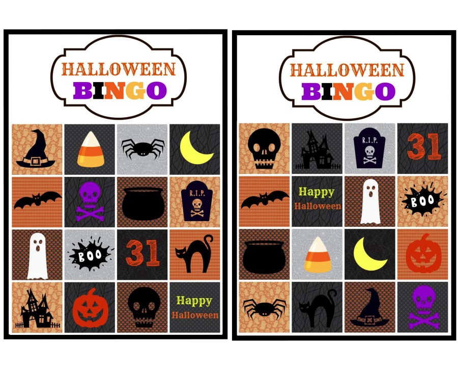 Halloween Bingo Cards