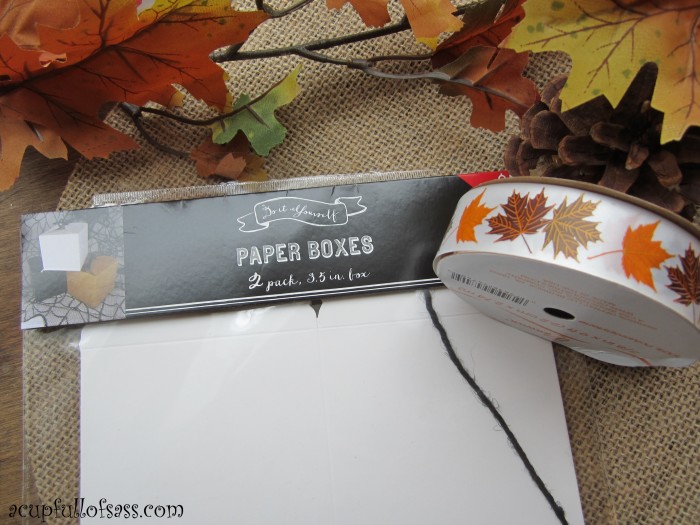 thankful box supplies