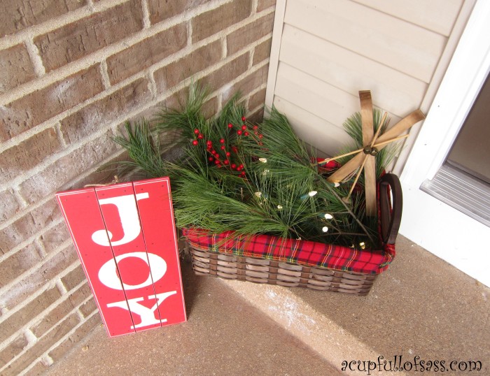 front porch basket