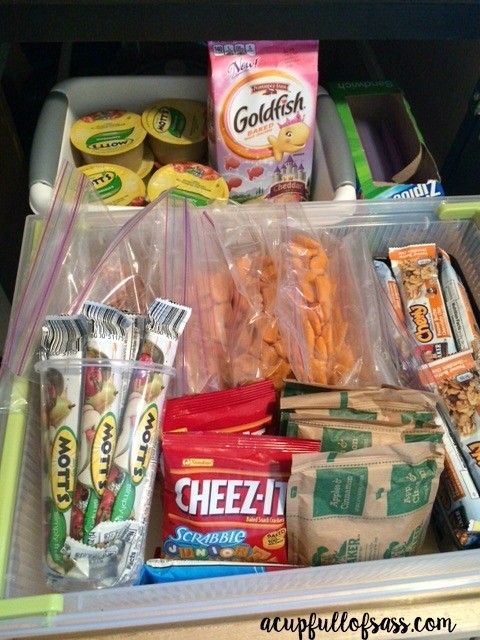 Snack Drawer for Kids