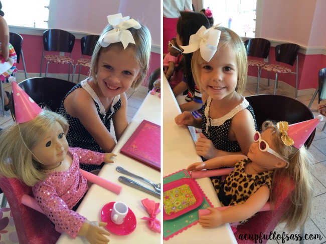 American Girl Doll Birthday Party lunch