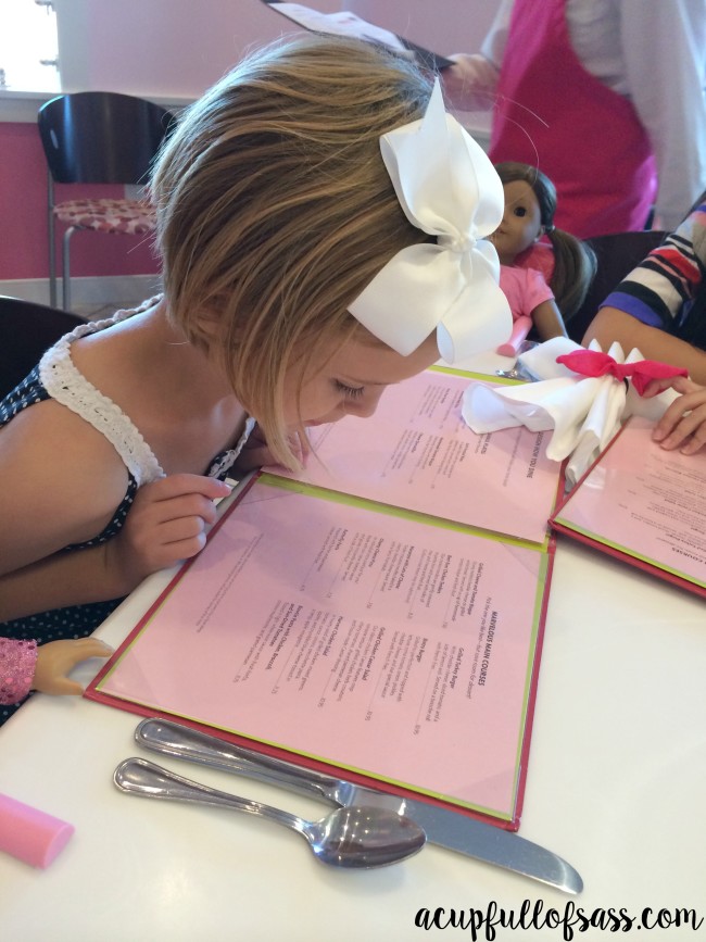 American Girl Doll lunch