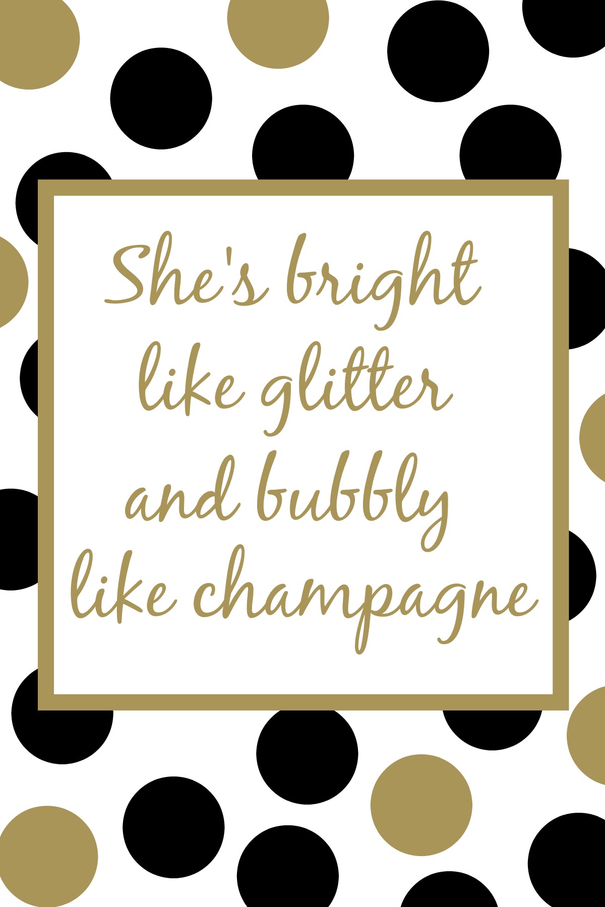bubbly like champagne printable