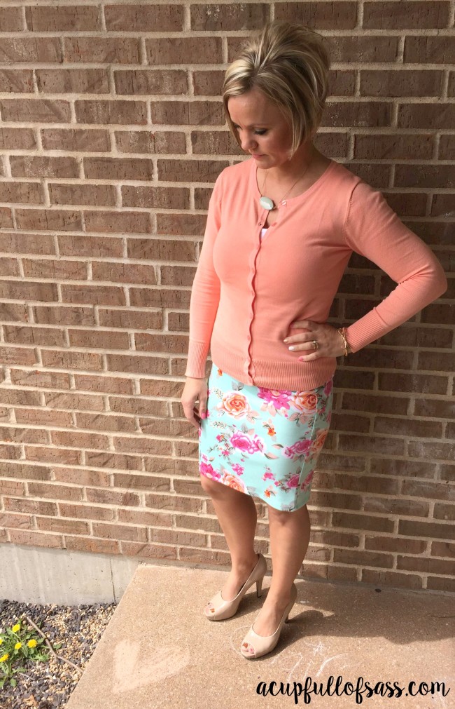 floral spring outfit