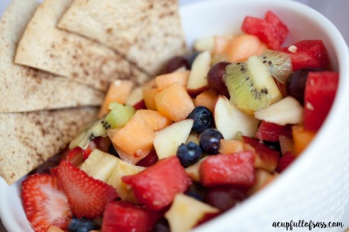 Fruit Salsa with Cinnamon Chips