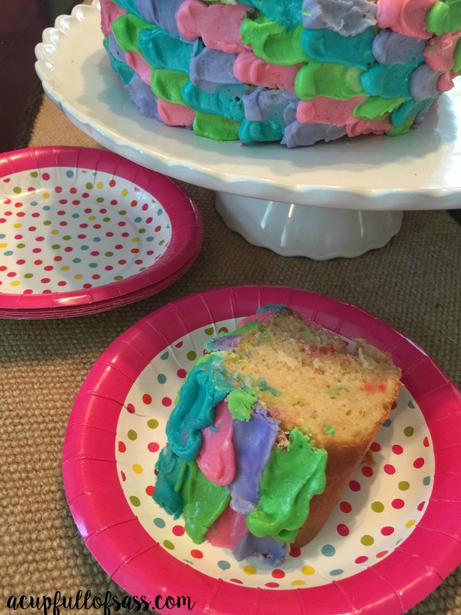 birthday cake slice