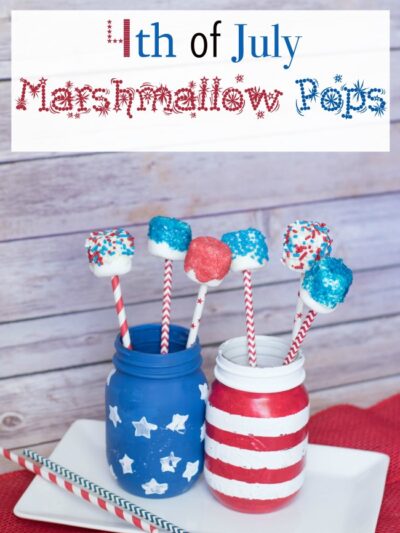 4th of July Marshmallow Pops