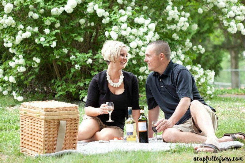 wine picnic date