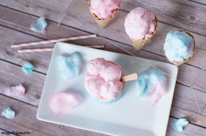 Cotton Candy Ice Cream 