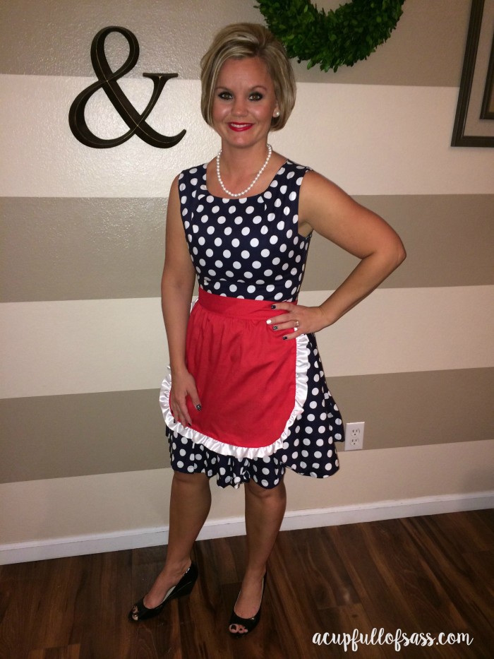  50 s  Housewife Halloween  Costume  A Cup Full of Sass