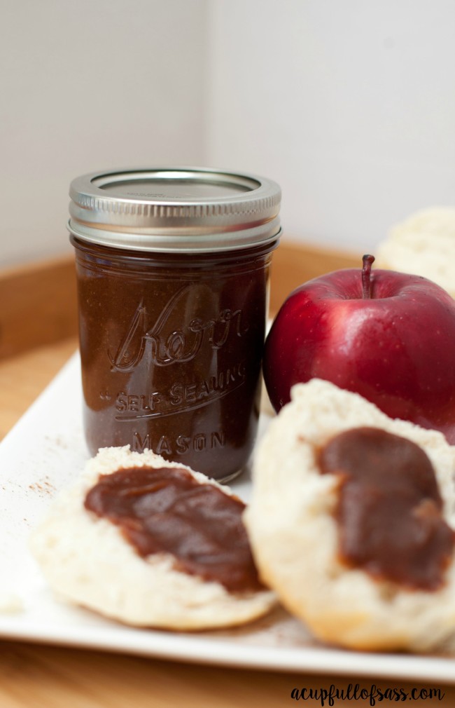 Easy Homemade Apple Butter in the crock-pot