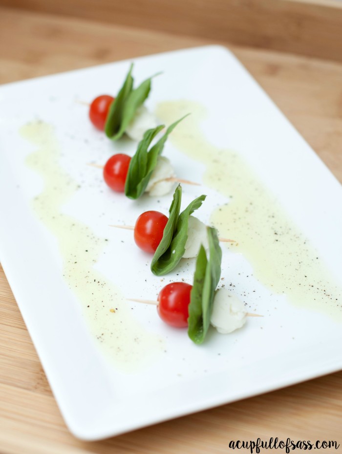 caprese salad vertical