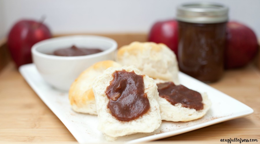 Easy Homemade Apple Butter in the Slow-Cooker.