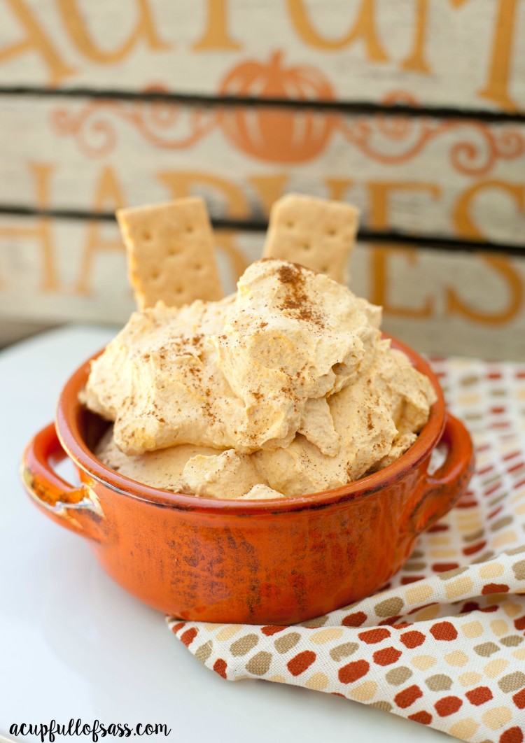 This easy to make Pumpkin Dip will be your favorite Fall treat! 