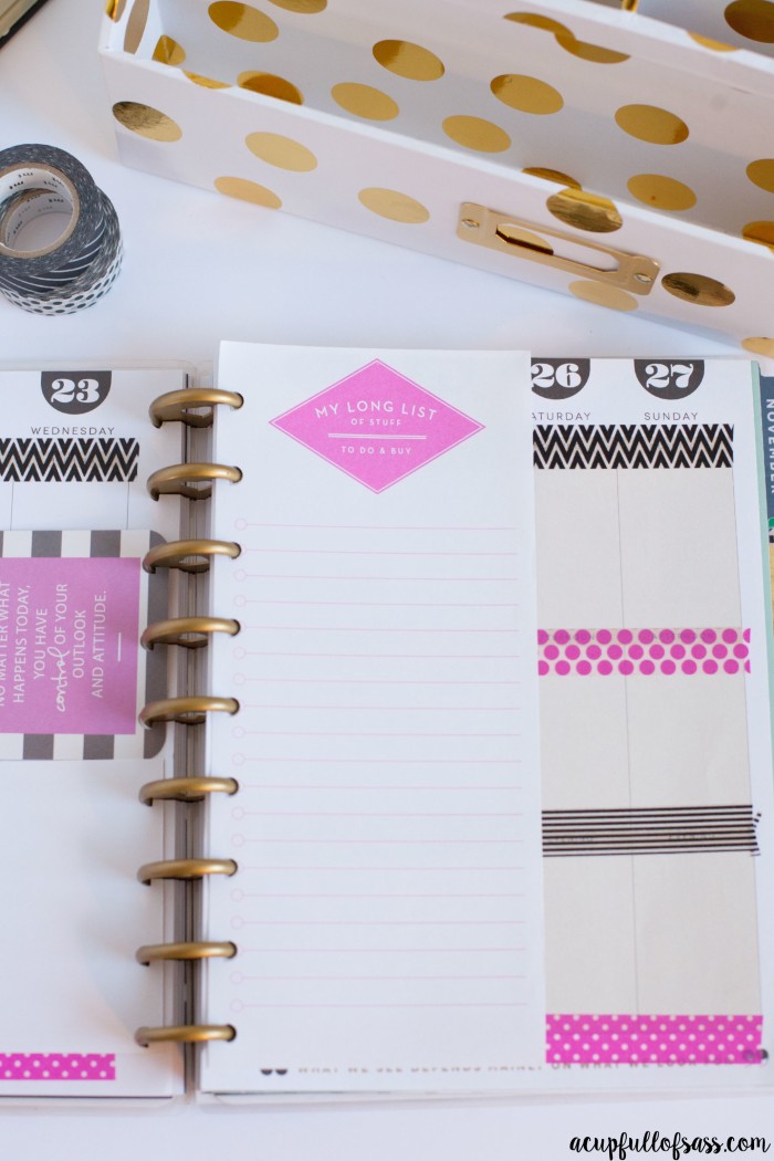 How to decorate your Planner