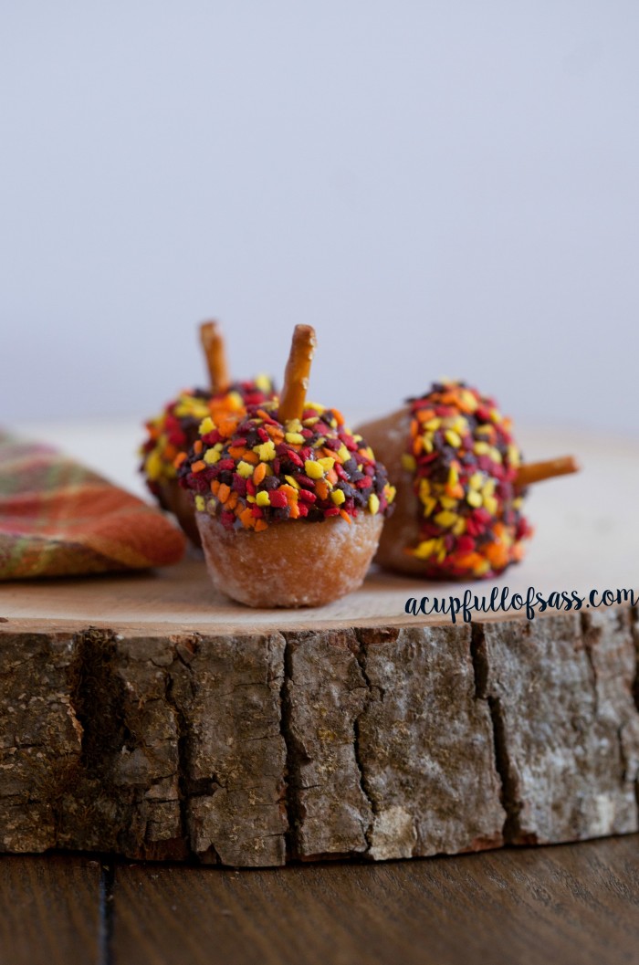 fall acorn donuts