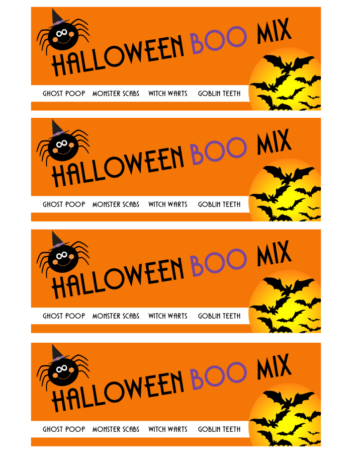 Halloween Printable Bag Toppers