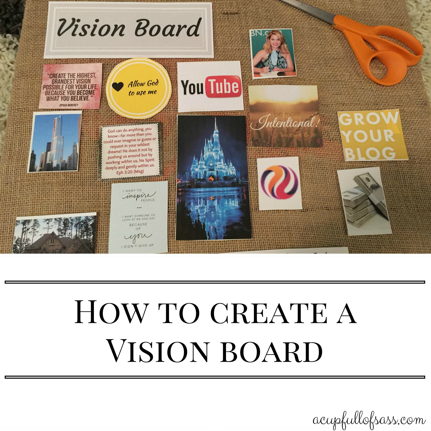 Create a Vision Board and Get Your 2016 Goals on Paper!