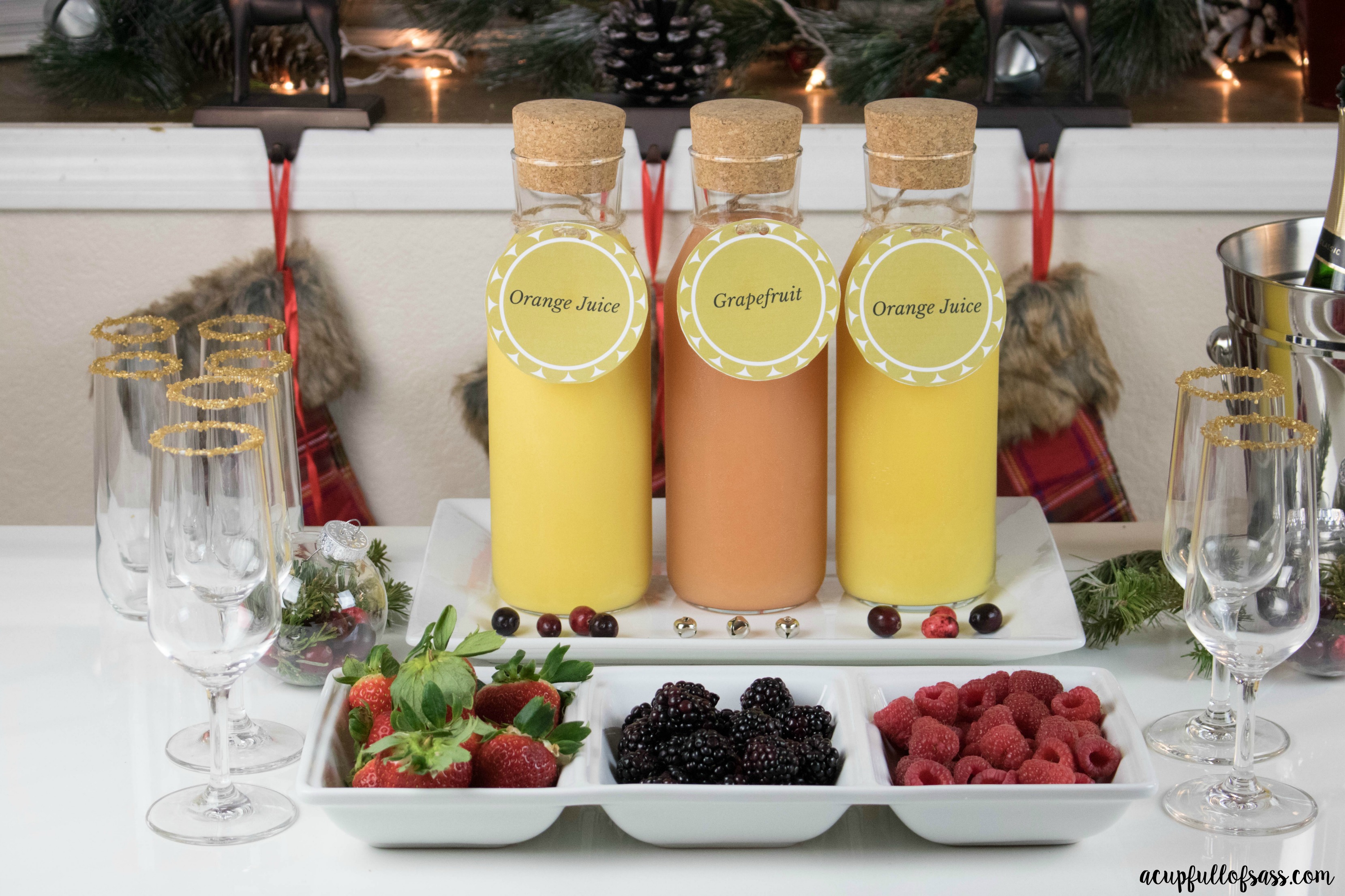 How to Make Your Own Mimosa Bar 