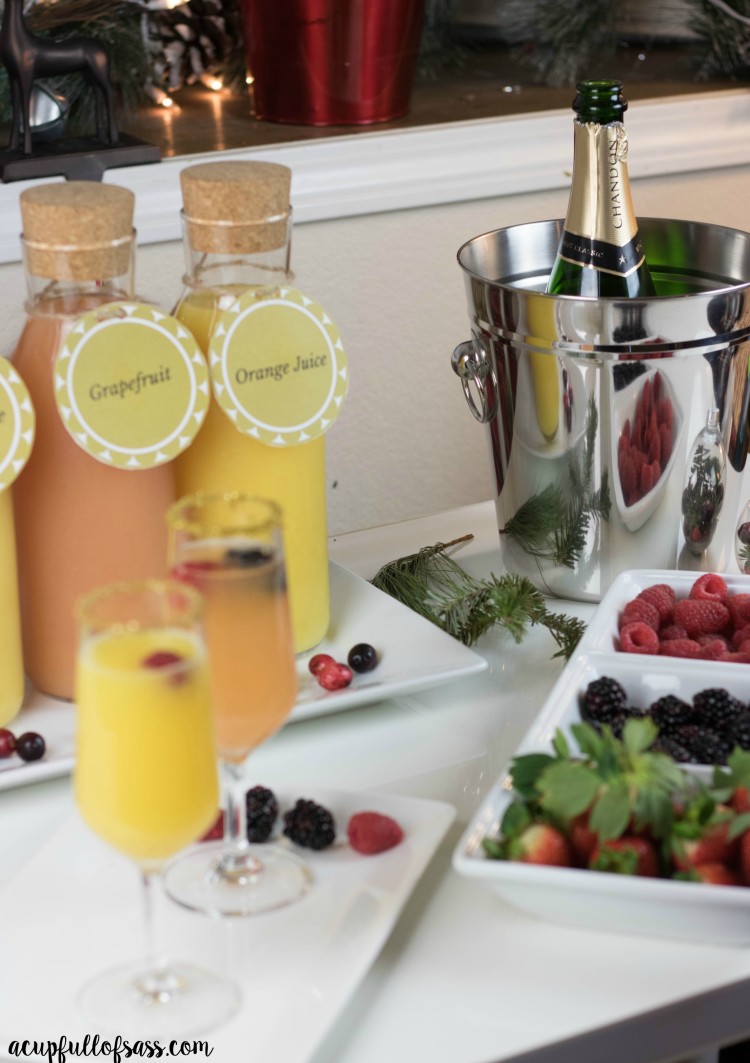 mimosa bar brunch