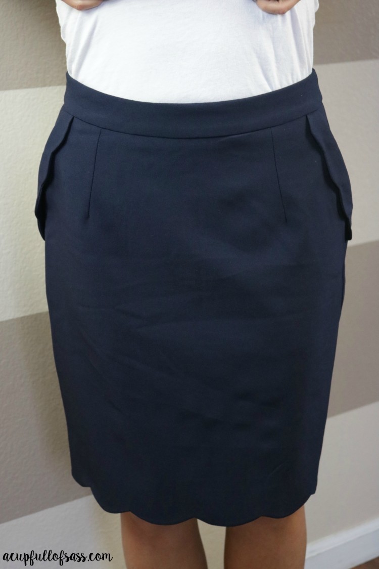 Stitch Fix - Heidi Scallop Hem Pencil Skirt from BRIXON IVY