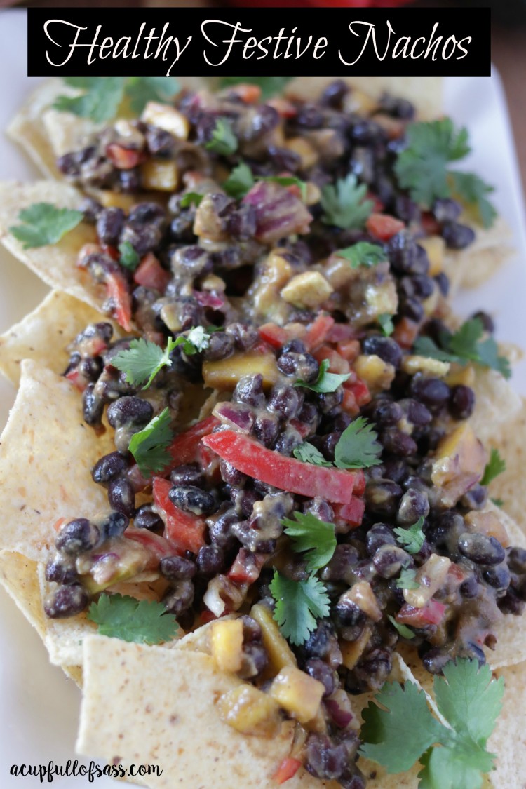 healthy Festive nachos