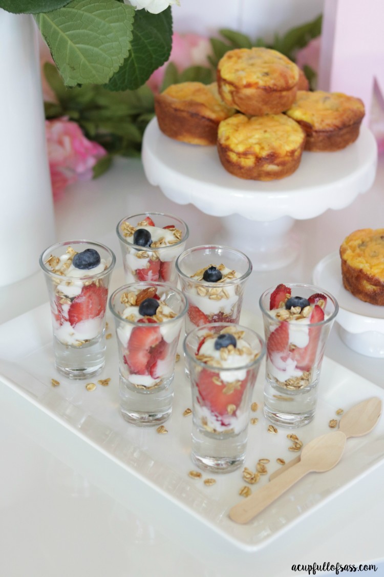 Fruit Yogurt Parfait Shooters