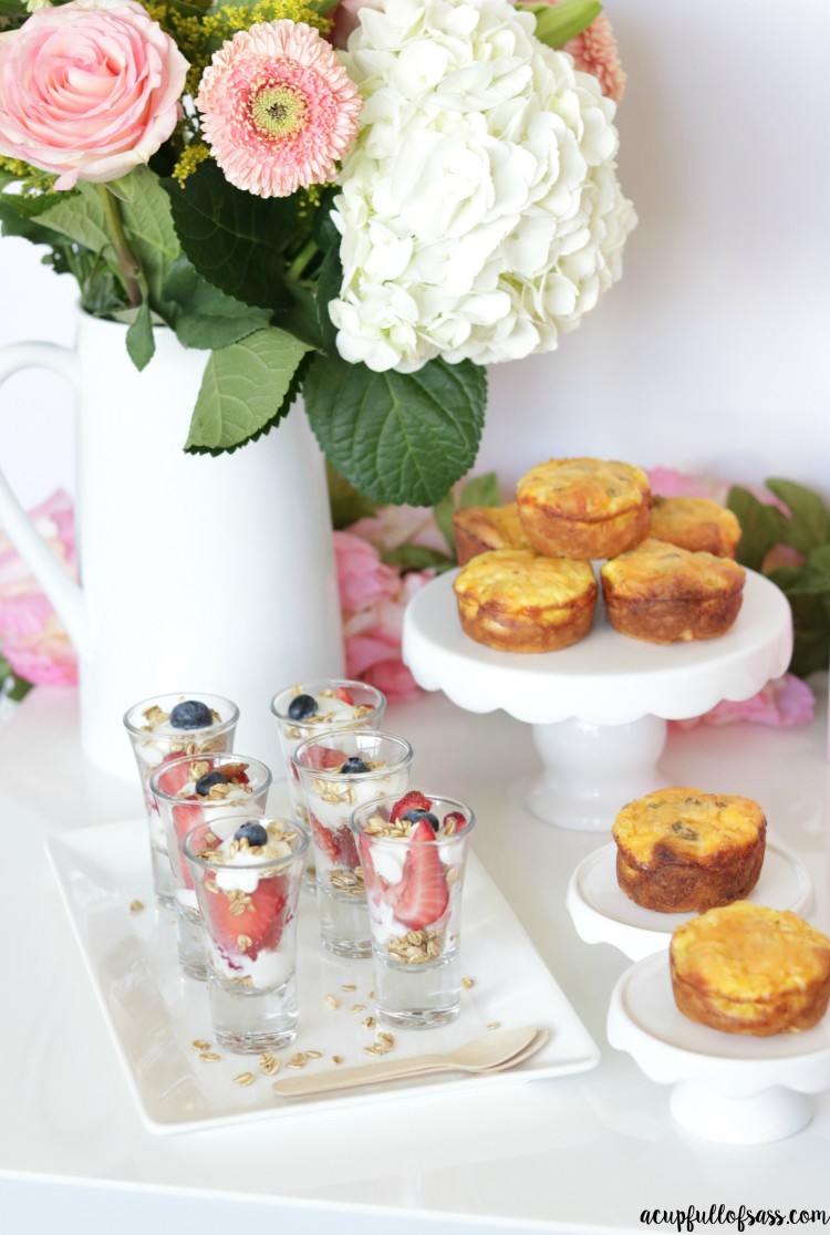 Fruit and Yogurt Parfait Shooters