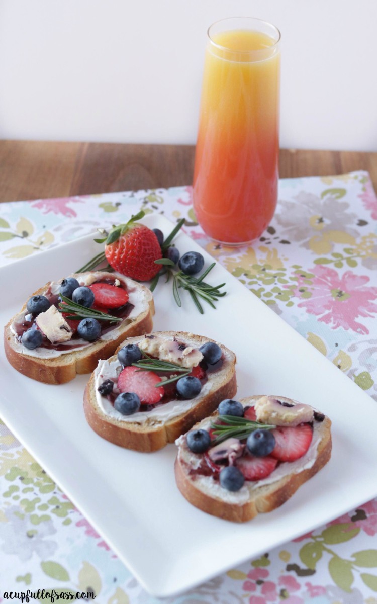 Berry Fruit Bruschetta 