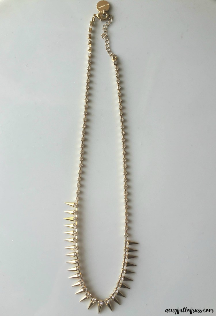 Marlyn Schiff Grover Crystal Spike Necklace - acupfullofsass.com