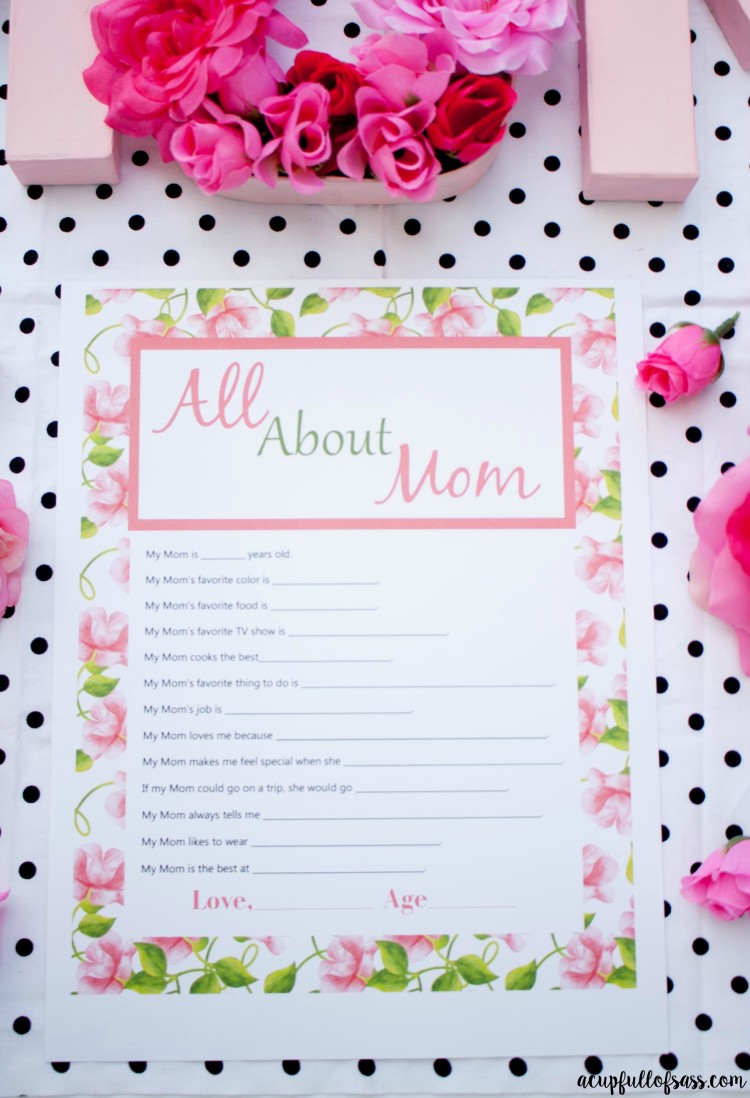 Mother's Day Printable