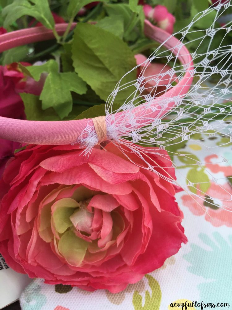 Flower Veil Headband DIY