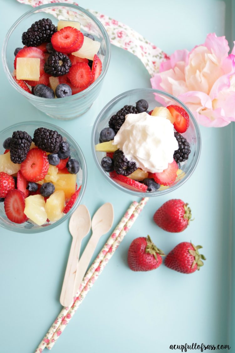 Fruit+Cake Cups