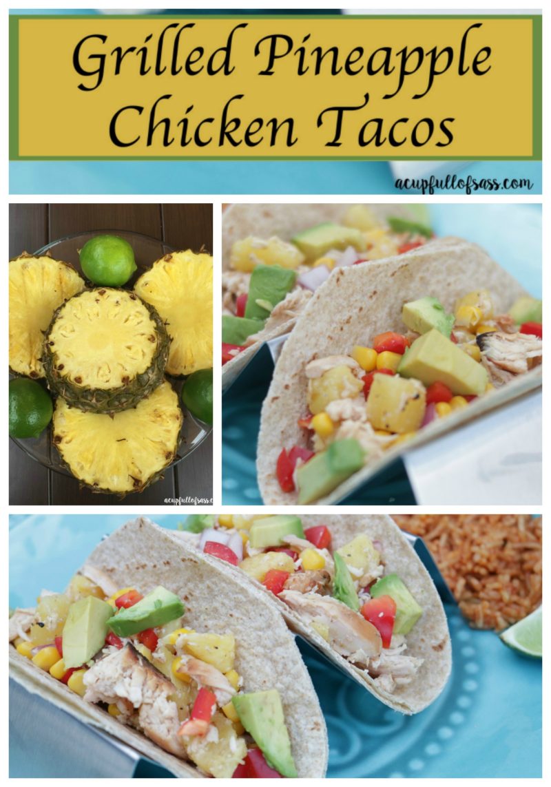 Grilled Pineapple Chicken Tacos